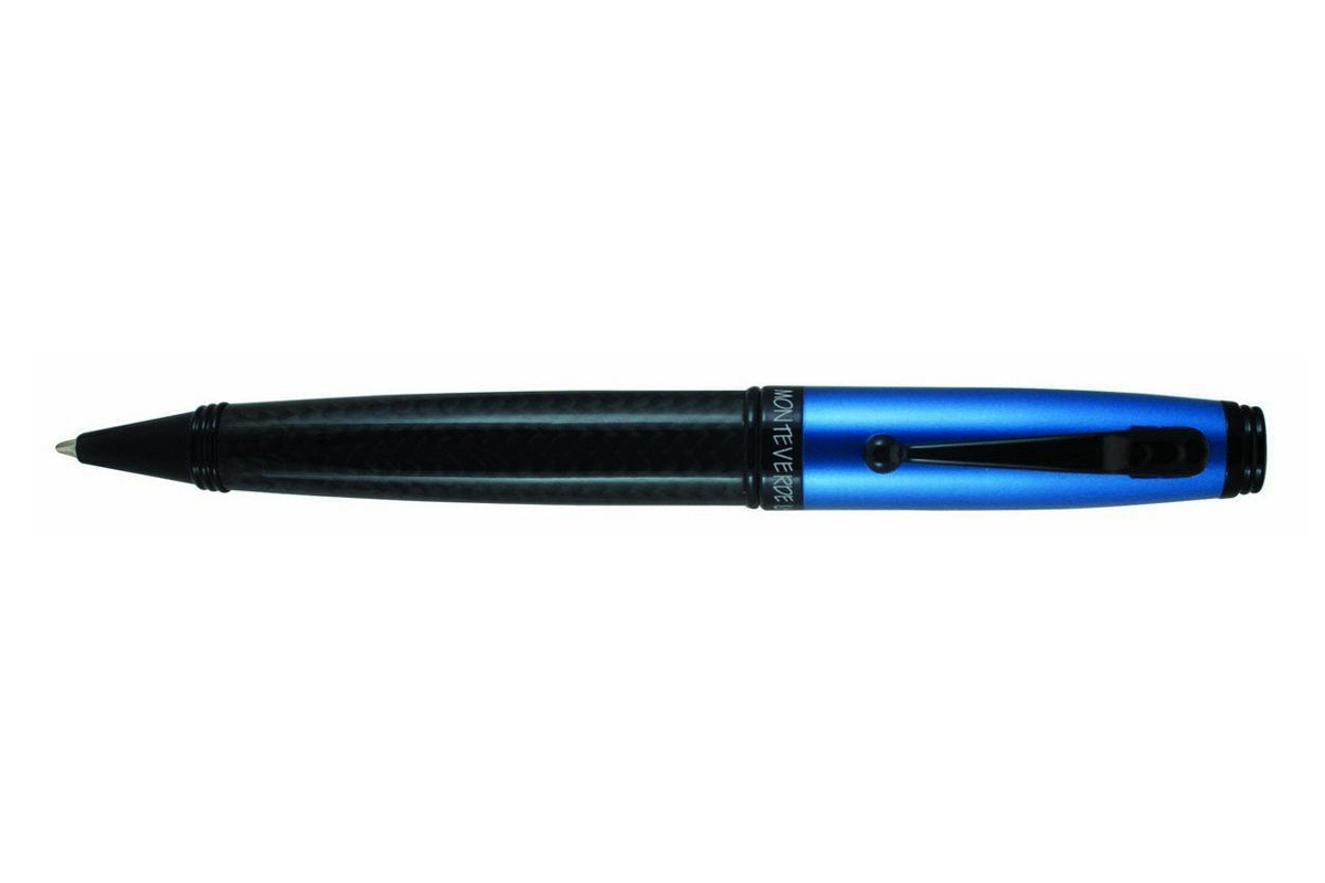 Monteverde Invincia Carbon Fiber Navy Blue Balpen